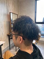 エヌアンドエー 杉戸高野台店(N&A)&nbsp;強さと繊細さの絶妙なバランス　スパイラル×ツーブロック