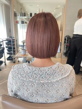 ロージーバイフーガヘアー 元住吉店(Rosy by FUGAhair) 切りっぱなしボブ/顎ラインボブ