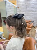 お呼ばれヘア