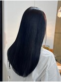 桑名ロングレイヤーカットハッシュカット透明感カラー重めロング