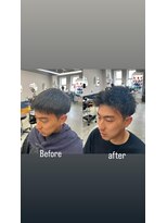 メンズサロン エピックバイファン 竹ノ塚(epc by F.U.N)&nbsp;ショート無造作パーマ