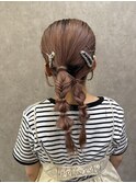 編みおろしツイン