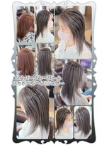 ヘアーファクトリー☆マハロ(Hair Factory☆MAHARO)&nbsp;シルバーグレーパールシャドールーツカラー