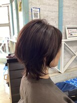 ケーズヘアー 津田沼ショア店(K's Hair)&nbsp;【RINA】大人可愛いウルフレイヤーカット/チョコレートブラウン