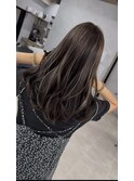 ミディアムヘア/暗めカラー/グランマッシュ/レイヤーカット
