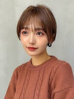 ギークス(GEEKS) 【GEEKS渋谷】シースルーマッシュ/耳かけ/マロンベージュ/冬ヘア