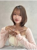 ブリーチなしダブルカラー/レイヤー/縮毛矯正/髪質改善/学割U24