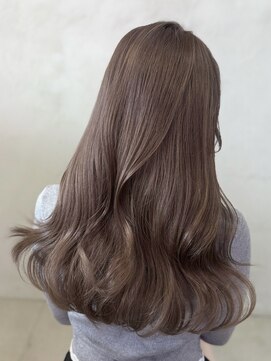 ソアバイリコヘアー(soar by LiCO Hair) ロング/モカベージュ／レイヤーカット/顔周りカット/ブリーチ