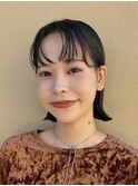 オイルでツヤっと◎上品に見える大人ボブの大正解。