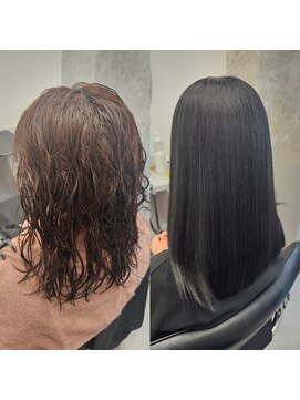 トッカ 茨木(tocca) 【tocca茨木　篠原】ピンピンにならない柔らかく自然な縮毛矯正