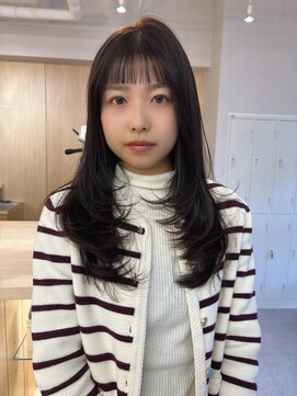 フルリール(fleurir) レイヤーカット/ハッシュカット/グレージュ/バタフライレイヤー