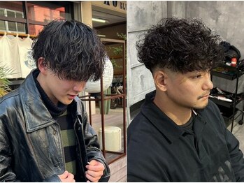 サイファー 心斎橋(CIPHER.)の写真/【心斎橋駅すぐ】SNSで人気のスタイリストが担当★（メンズ/メンズパーマ/メンズスパイラル/メンズカット）