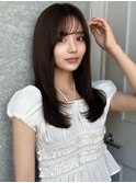 ローレイヤー×艶グレージュ