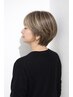 カット＋カラー＋白髪ぼかしハイライト　￥16500