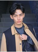 ツーブロックセンターパート/アップバング/ルーズパーマ/鎌倉