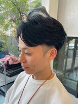ザ グルーム(The Groom)&nbsp;メンズ/ソフト毛流れパーマ/サイド刈り上げ