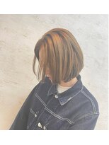 フェイス ウルマ(face URUMA)&nbsp;ボブ×寒色カラー