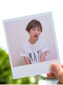 軽めマッシュラインのストリートショート