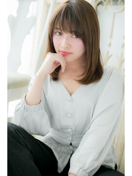 モッズ ヘア 福岡姪浜店(mod's hair) *mod's姪浜*…さら艶★エレガンスセミディ♪b