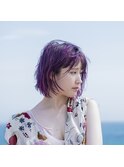 ボブ×バイオレットピンク