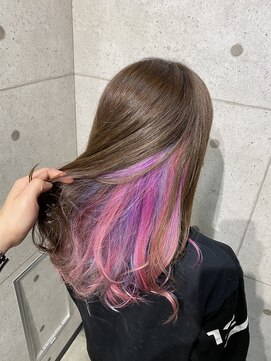 ヘアサロン ドットプラス 町田店(dot. plus) インナーカラー ×ペルーカラフルカラー