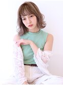 ほつれウェーブ×ニュアンスボブ