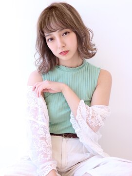 オーロ 宝塚店(ORO) ほつれウェーブ×ニュアンスボブ