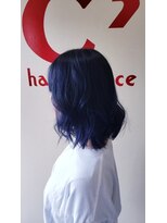 ヘアー スペース シーキューブ(C3)&nbsp;個性がひかるブルーブラック！