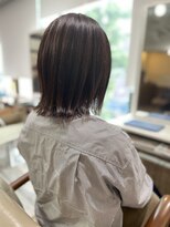 ショコラ 国立谷保(Chocolat)&nbsp;切りっぱなし外はねボブ☆【谷保/国立】