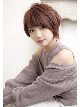 グランアージュ 柏西口店(grandage) 大人可愛い20代30代40代黒髪前下がりショートボブ丸みショート