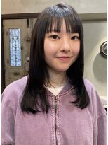 インディゴドロップ(indigo drop)&nbsp;dark lavender × layer cut