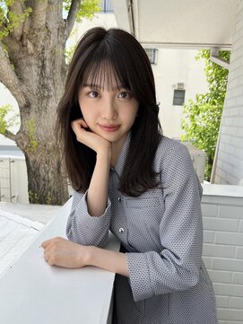 ログ オモテサンドウ(L.O.G OMOTESANDO) シースルーバングアッシュブラック