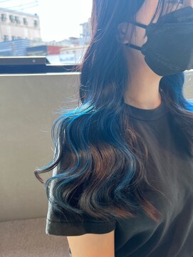 ロカリタ キョウト 河原町三条店(ROCAReTA kyoto) インナー×ブルー