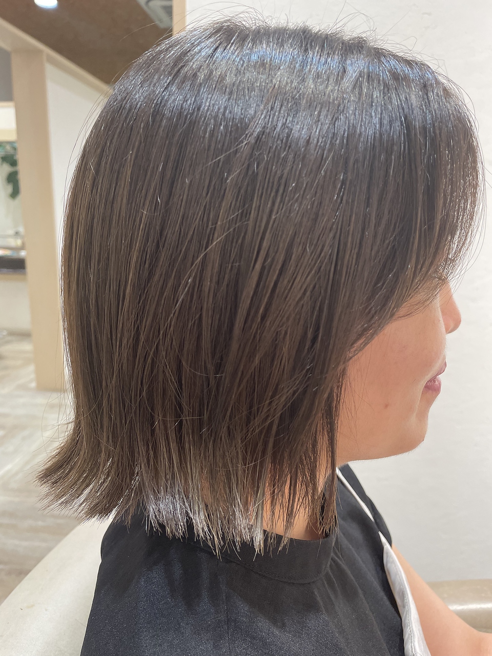 切りっぱなしボブ