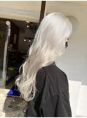 プラチナホワイトカラー 【延山styling】