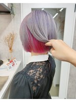 パープル(purple)&nbsp;ホワイトシルバー&ビビッドピンク