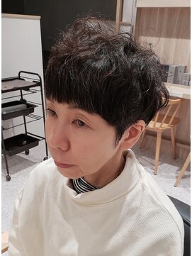 ゼストソエル(ZEST soell) マッシュショート×パーマ