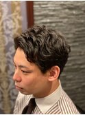 マッシュスパイラル/ハイライト/ツーブロマッシュ/束感/波巻き