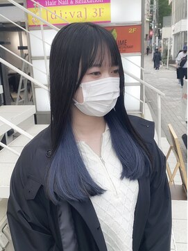 アソビ 表参道(ASOBI) ダブルカラー/前髪カット/インナーカラー/学割U24/髪質改善