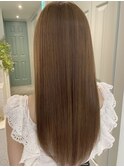 【ロンドカスティーヨ】佐京 美髪ストレート 透明感ブラウン