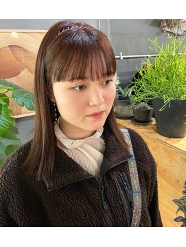 ルーシーバイパム 恵比寿(Lucy by PAM.) 切りっぱなしミディアム