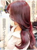 似合わせカットイメチェン小顔韓国風ピンクブラウンオージュア