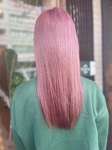 ヘアセラピー サラ 北仙台店(hair therapy Sara) PINK/ハイトーン/ダブルカラー