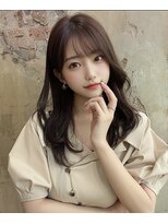 オリジンズヘアーセカンド 守谷店(Origins hair 2nd)&nbsp;シースルーバング×ベージュカラー×BYKARTE TR