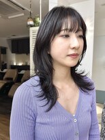 ローネス ギンザ(LONESS ginza)&nbsp;ブラックパープル春カラー高発色カラー髪質改善トリートメント