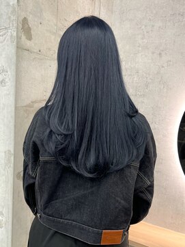 アロ 大阪梅田(alo) 【藤田真由】ブリーチ1回ブルーブラック《大阪梅田駅》