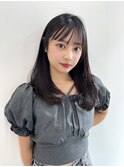 ブリーチ 学割 オリーブベージュ レイヤーカット リタッチ