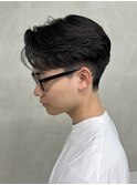 センターパート/ニュアンスパーマ/アップバング