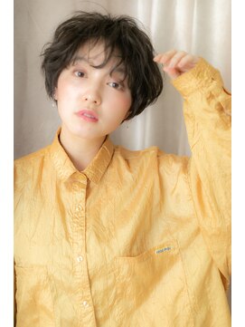 カバーヘア ブリス 大宮西口(COVER HAIR bliss) グレージュくせ毛風ふわふわボブマッシュTb8大宮20代30代40代