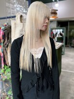 クペウ アエレ(cope'u aele)&nbsp;ボブ/ダブルカラー/ケアブリーチ/ブロンド/梅田/大阪